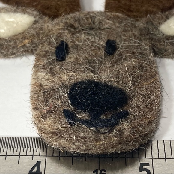 Reindeer Felt Embellishment (5) 2 Packs Dimensions 100% Wool Needle Felting - Picture 13 of 16